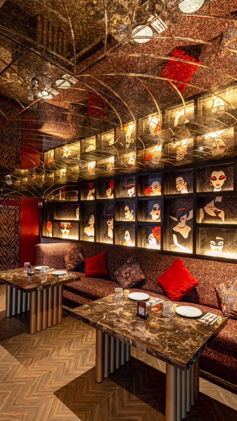 Lucylouallday restaurant Mumbai interior