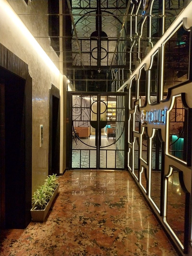 Molecule Agra restaurant and bar interior